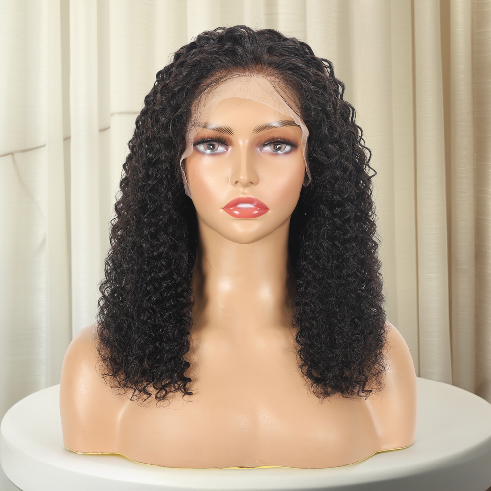Melissa Coil Curl Lace Front Wig – Burmese Virgin Human Hair, Glueless & Natural Hairline