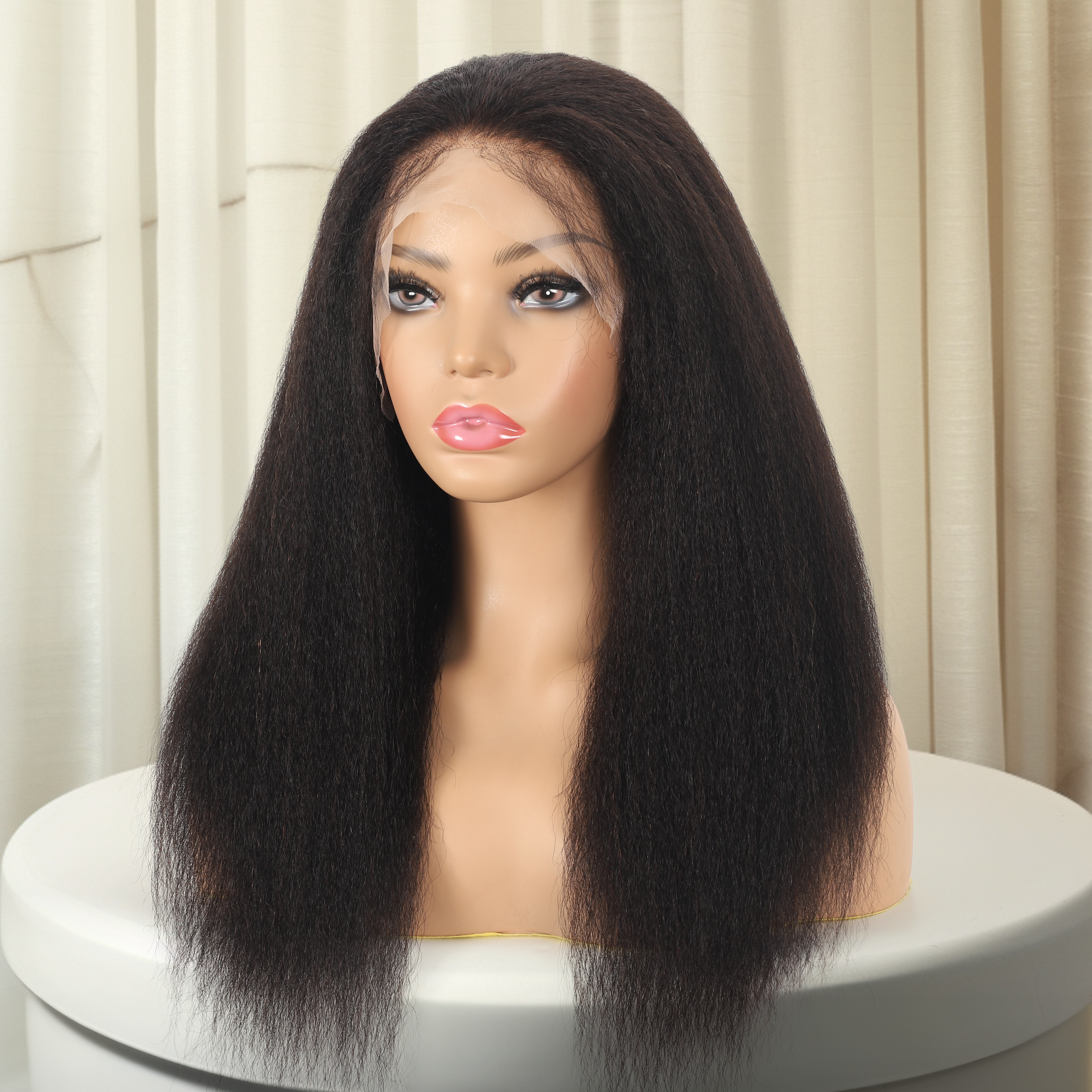 Jasmine Kinky Straight Lace Front Wig