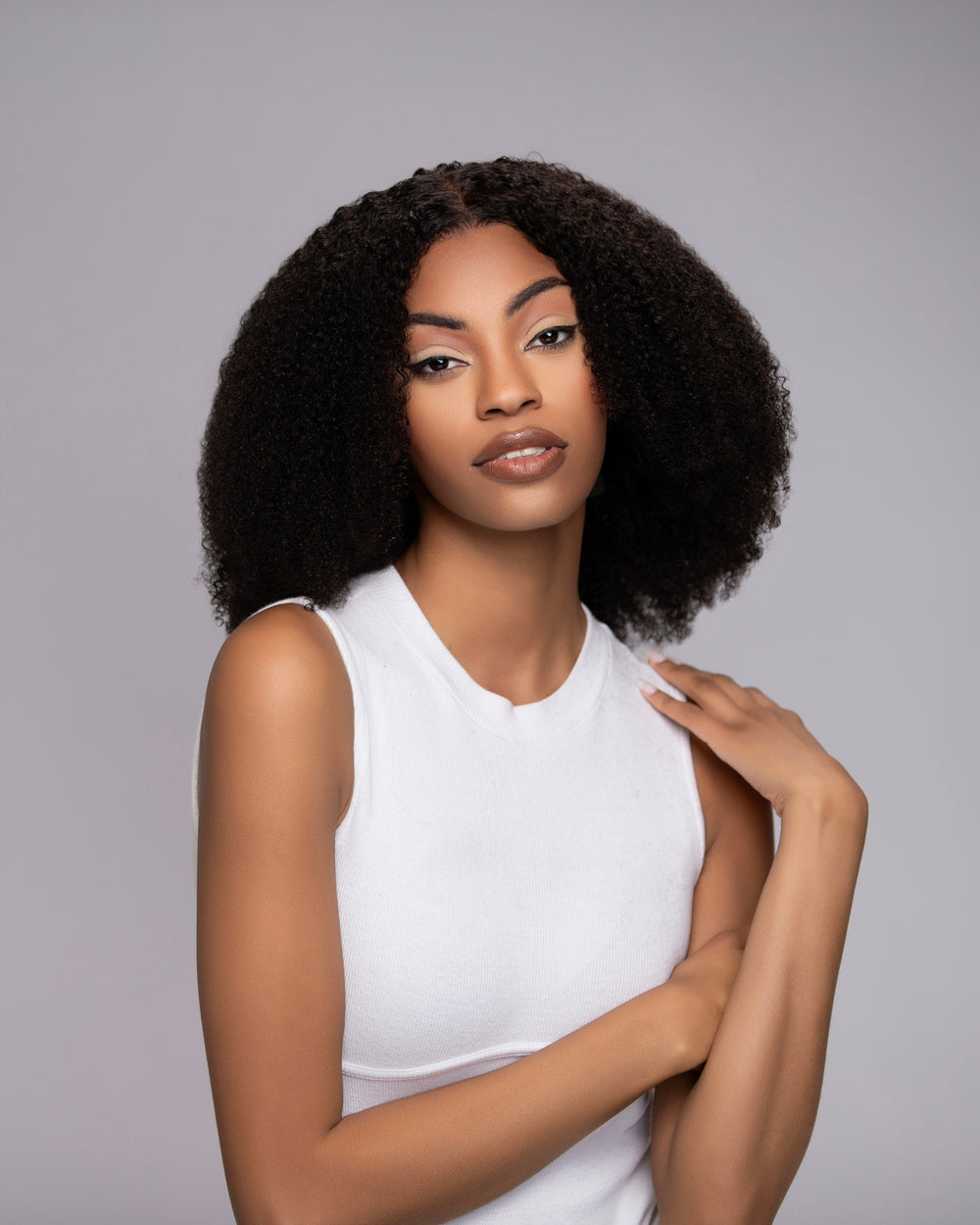 Angie Afro Curly Lace Front Wig