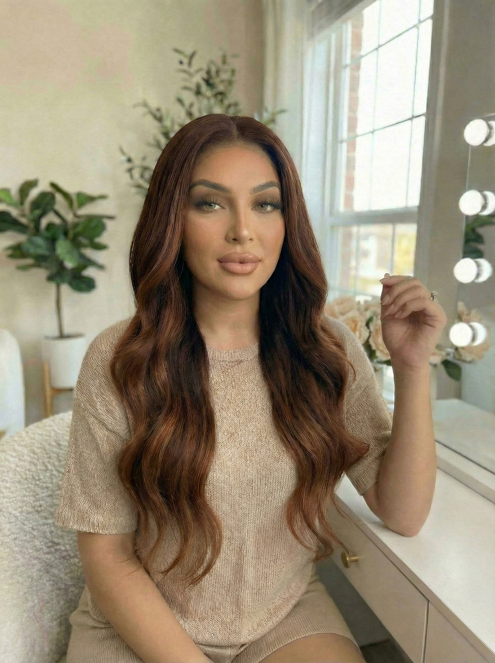 Briana HD 13x6 Luxury Wavy Lace Front Wig – Brazilian Virgin Hair, Glueless & Ready to Wear