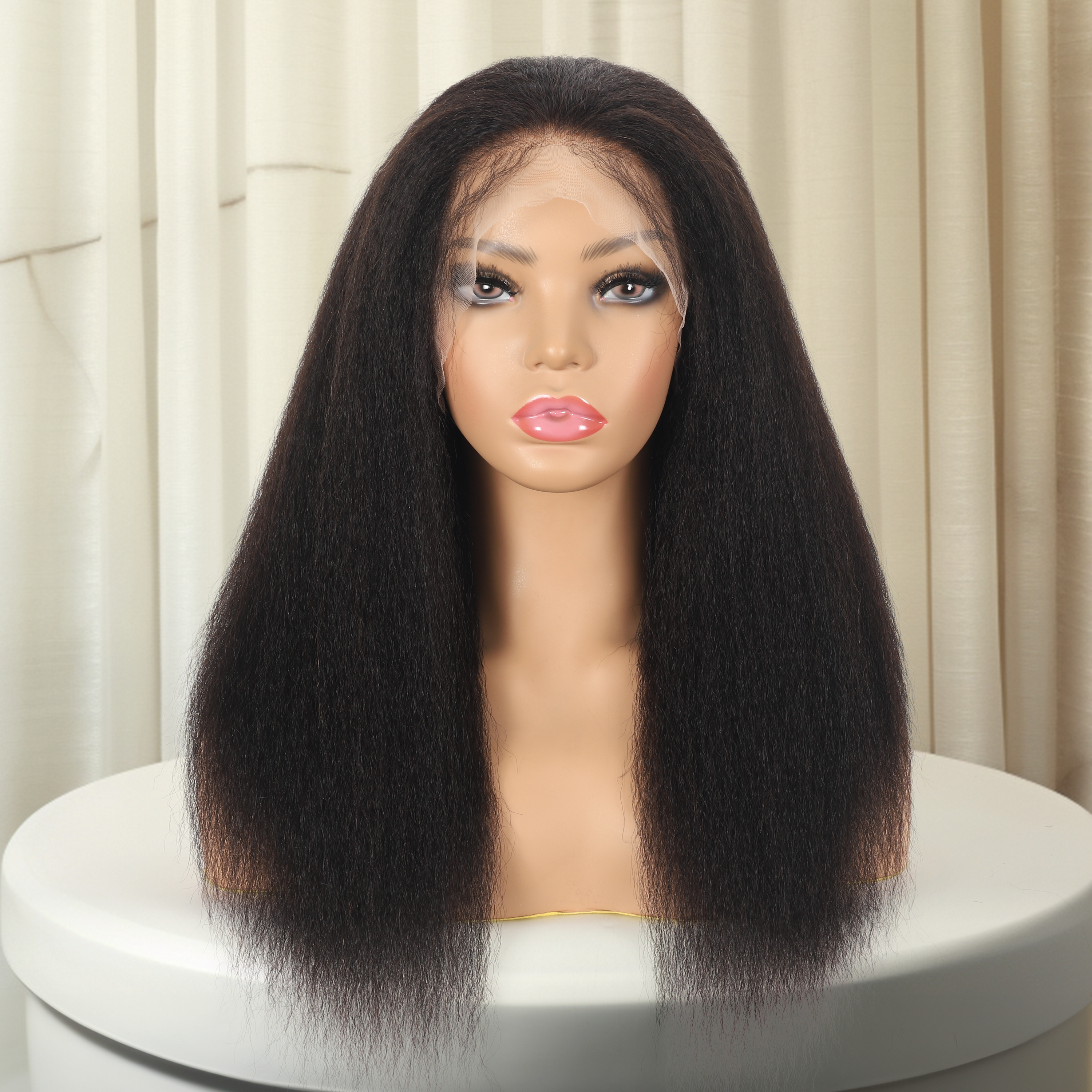 Jasmine Kinky Straight Lace Front Wig