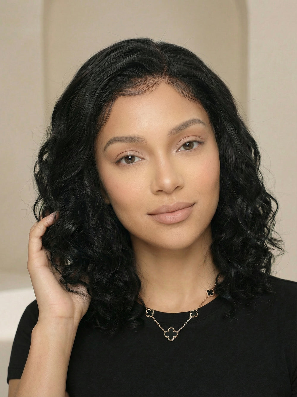 Keisha Body Curl Lace Front Wig – Burmese Virgin Human Hair, Glueless & Natural Hairline