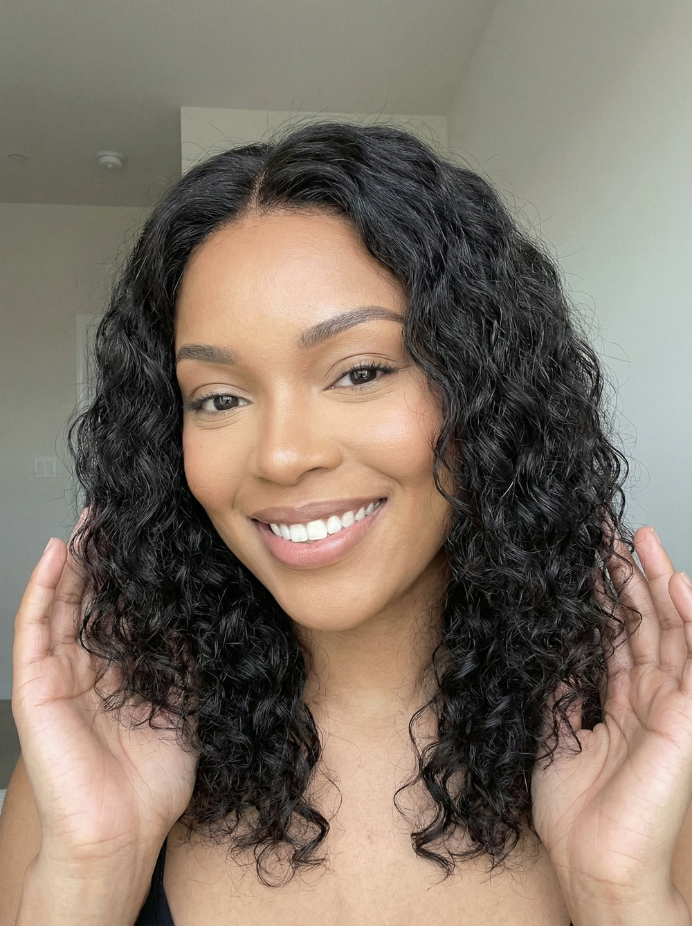 Trish Dream Curly Lace Front Wig – Burmese Virgin Human Hair, Glueless & Natural Hairline