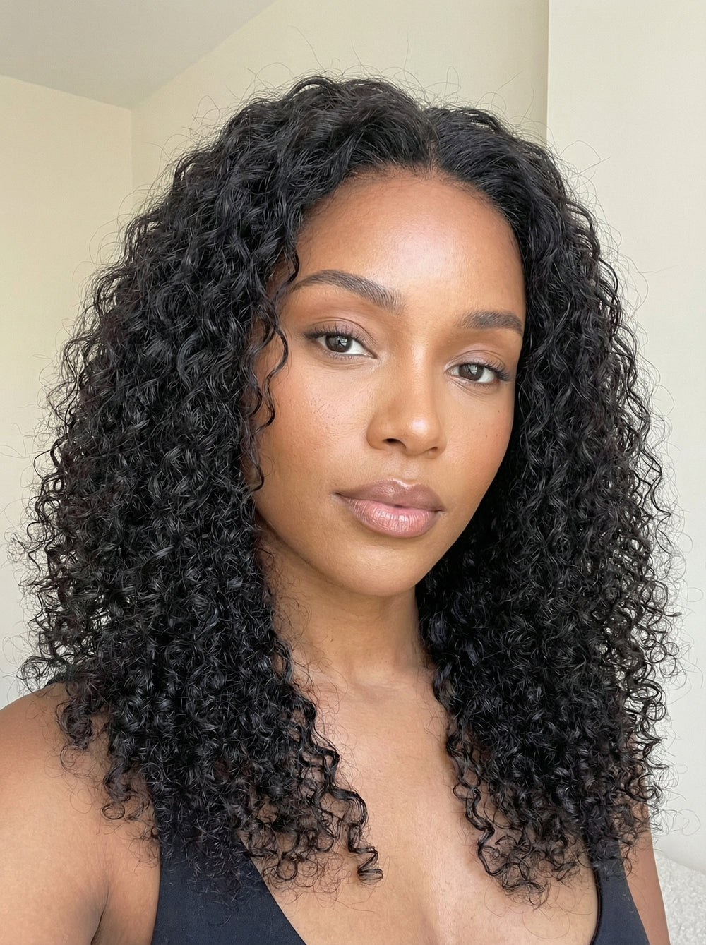 Melissa Coil Curl Lace Front Wig – Burmese Virgin Human Hair, Glueless & Natural Hairline