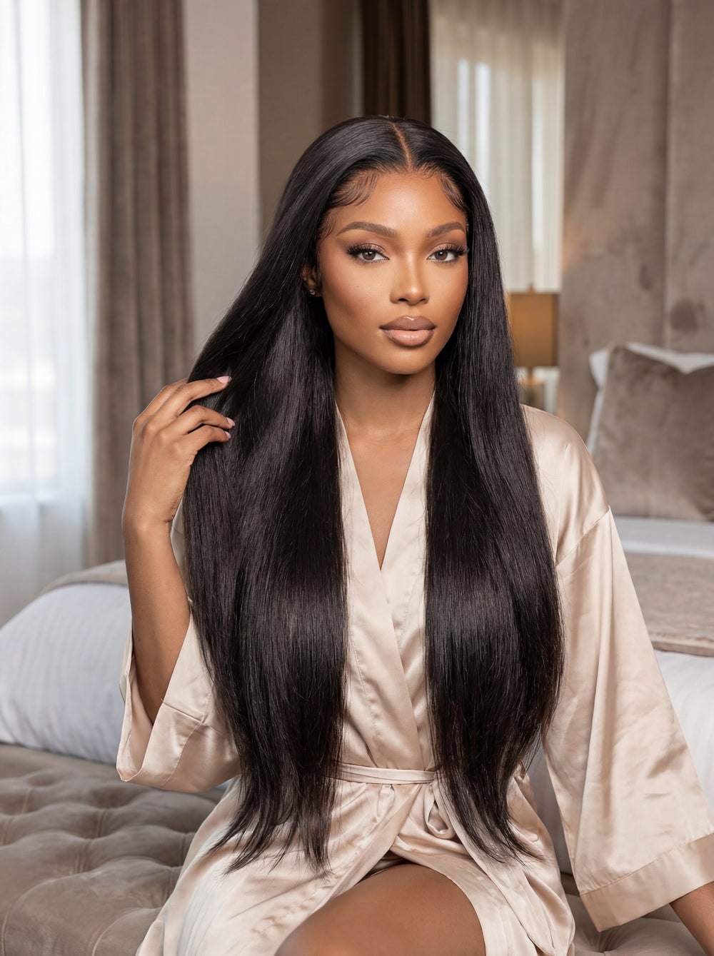 Chanel HD 13x6 Luxury Silky Straight Lace Front Wig
